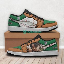 Levi Ackerman Anime Custom Attack On Titan Air Jordan Low Top Shoesproduct photo 2