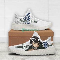 Levi Ackerman Custom Attack on Titan Anime Yeezy Shoes For Fans Product Photo 2