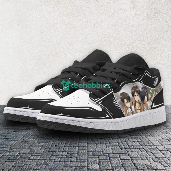 Levi Ackerman Team Anime Custom Attack On Titan Air Jordan Low Top Shoesproduct photo 3