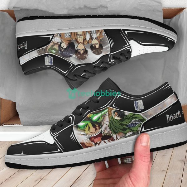 Levi Ackerman Team Anime Custom Attack On Titan Air Jordan Low Top Shoesproduct photo 4