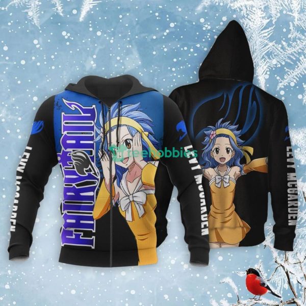 Levy McGarden All Over Printed 3D Shirt Fairy Tail Anime Fans Product Photo 1