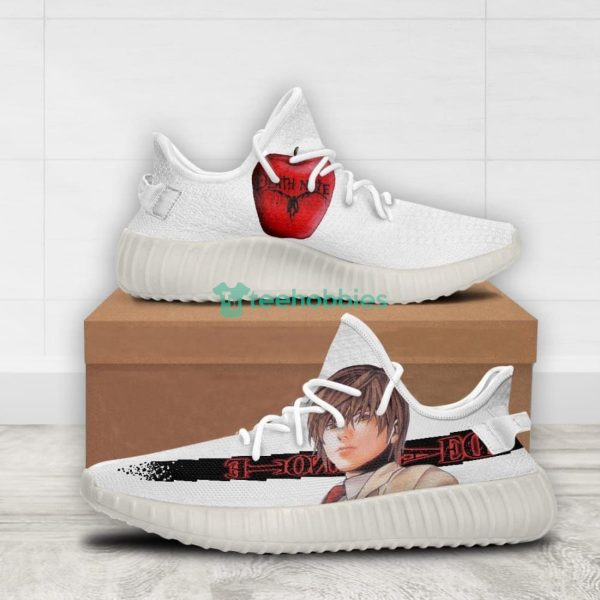 Light Yagami Custom Death Note Anime Yeezy Shoes For Fans Product Photo 2