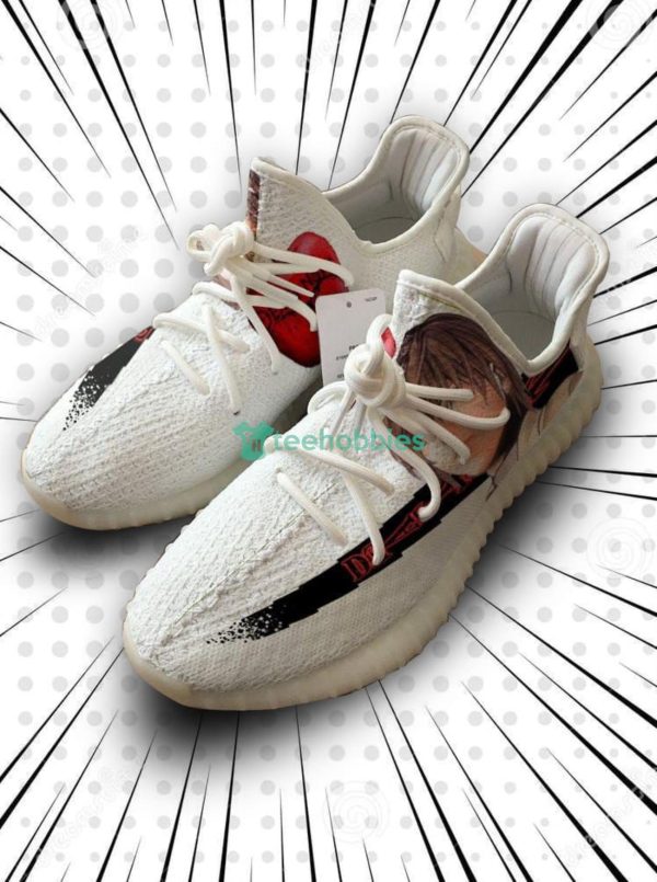 Light Yagami Custom Death Note Anime Yeezy Shoes For Fans Product Photo 1