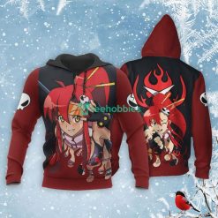 Littner Yoko All Over Printed 3D Shirt Custom Tengen Toppa Gurren Lagann Anime Fans Product Photo 3