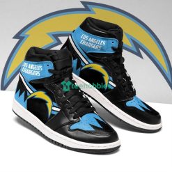 Los Angeles Chargers Team Team Air Jordan Hightop Shoes Product Photo 1