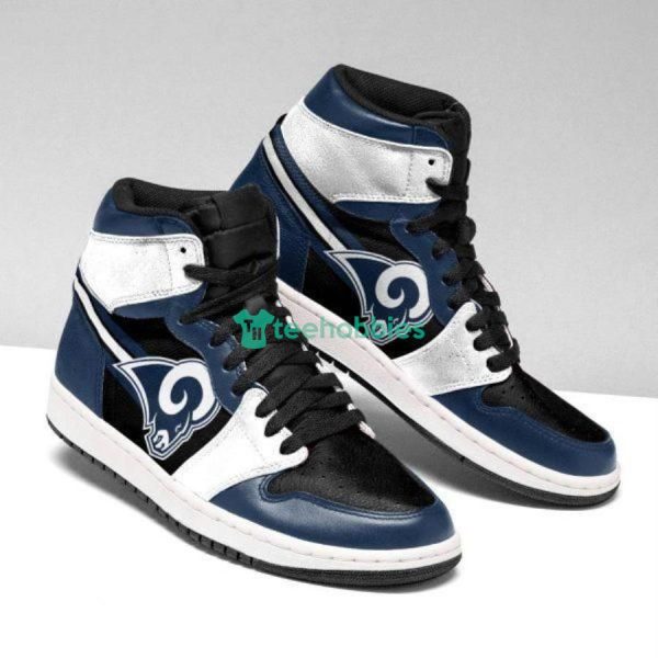 Los Angeles Rams team Team Air Jordan Hightop Shoes Product Photo 1