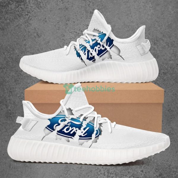 Love Ford Car Yeezy White Shoes Sport Sneakers Product Photo 1