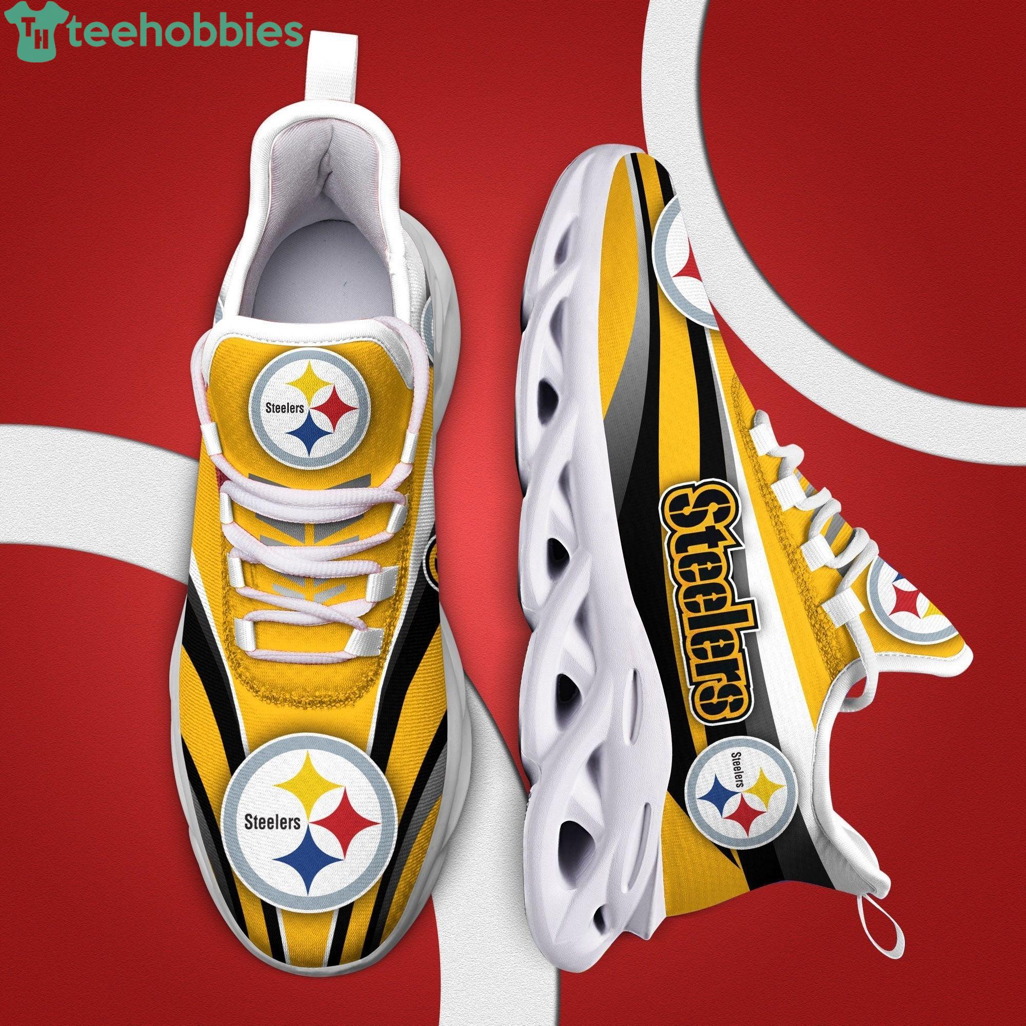 Edition Chunky Sneakers With Line Pittsburgh Steelers Shoes – Best Funny  Store