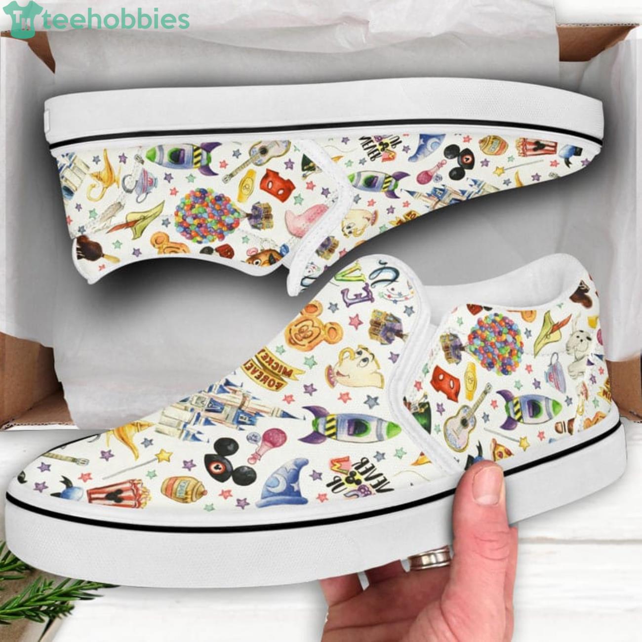Lovely Walt Disney World Characters Slip On Shoes For Men And Women Product Photo 1