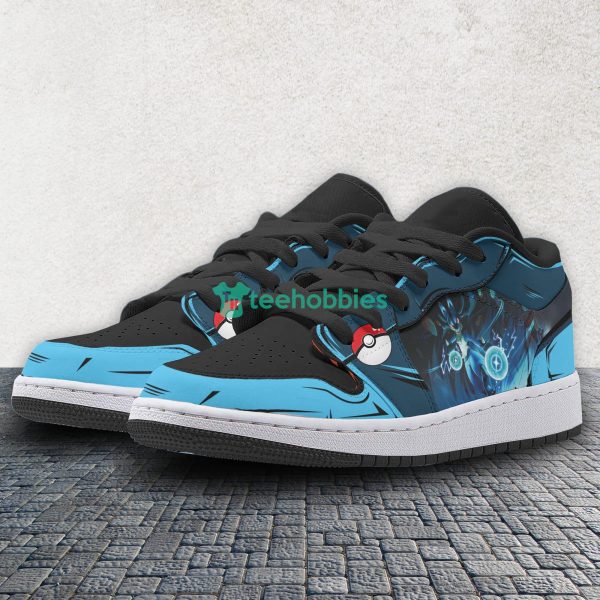 Lucario Pokemon Anime Custom Air Jordan Low Top Shoes Product Photo 2