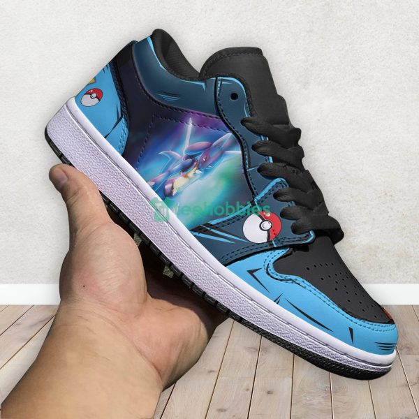 Lucario Pokemon Anime Custom Air Jordan Low Top Shoes Product Photo 4