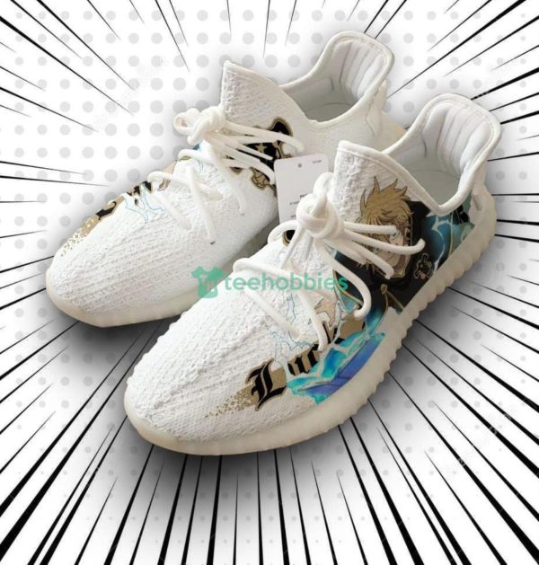 Luck Voltia Custom Black Clover Anime Yeezy Shoes For Fans Product Photo 1