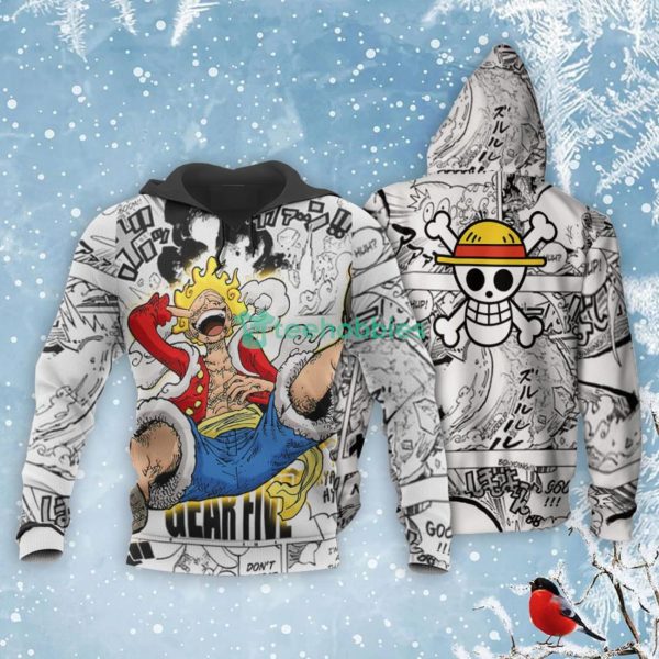 Luffy Gear 5 All Over Printed 3D Shirt Custom One Piece Anime Fans Mix Manga Product Photo 3