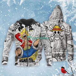 Luffy Gear 5 All Over Printed 3D Shirt Custom One Piece Anime Fans Mix Manga Product Photo 1
