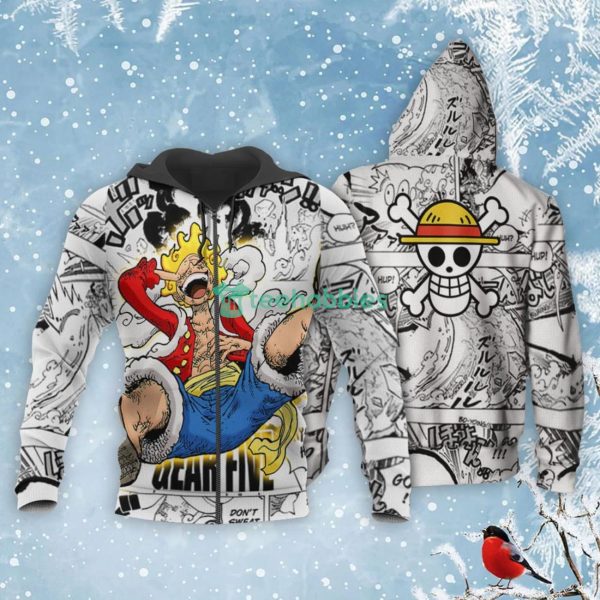 Luffy Gear 5 All Over Printed 3D Shirt Custom One Piece Anime Fans Mix Manga Product Photo 1