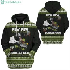 Mando And Baby Star War Knitting Pattern All Over Print 3D Hoodieproduct photo 2