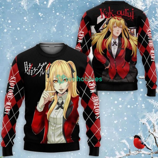 Mary Saotome All Over Printed 3D Shirt Kakegurui Anime Fans Product Photo 2