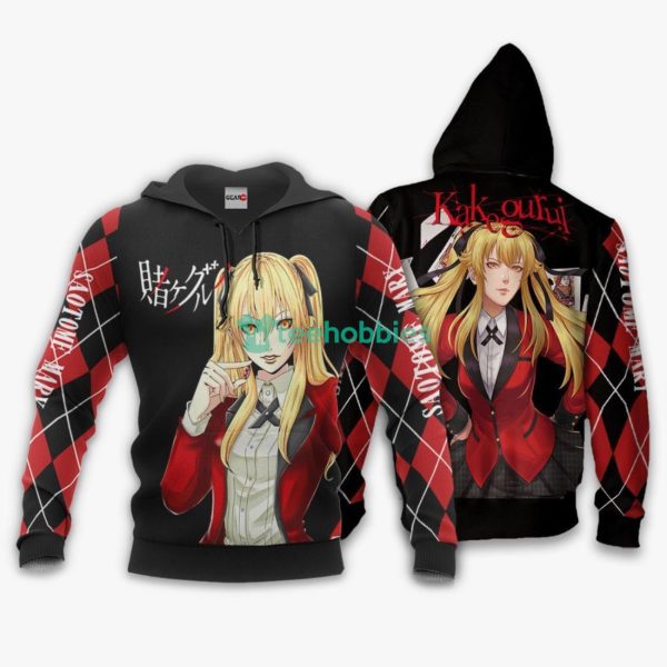 Mary Saotome All Over Printed 3D Shirt Kakegurui Anime Fans Product Photo 3
