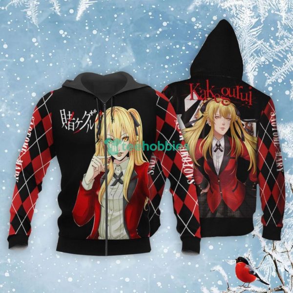 Mary Saotome All Over Printed 3D Shirt Kakegurui Anime Fans Product Photo 1