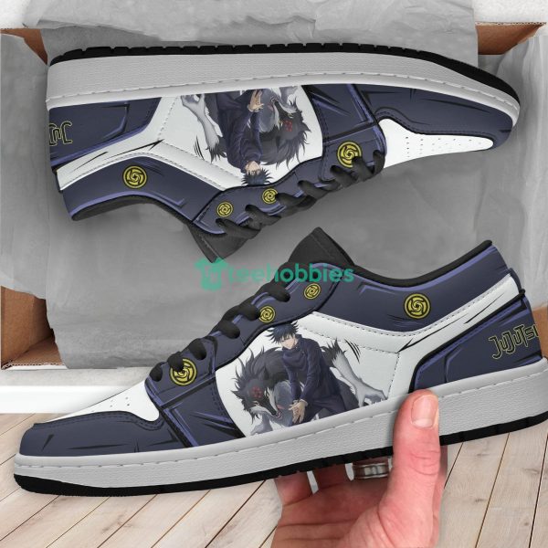 Megumi Fushiguro Anime Custom Jujutsu Kaisen Air Jordan Low Top Shoesproduct photo 4