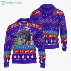 Megumi Fushiguro Custom Jujutsu Kaisen Anime Fans Ugly Christmas Sweater Hoodie Product Photo 3