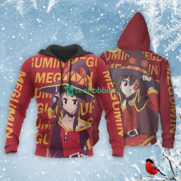 Megumin All Over Printed 3D Shirt KonoSuba Custom Anime Fans For Fans Product Photo 3