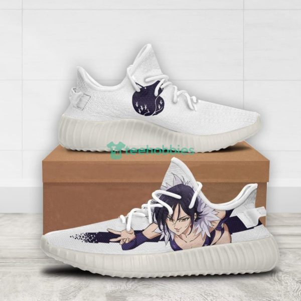 Merlin Custom The Seven Deadly Sins Anime Yeezy Shoes For Fans Product Photo 2