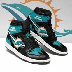 Miami Dolphins Fans Air Jordan Hightop Shoes Product Photo 1