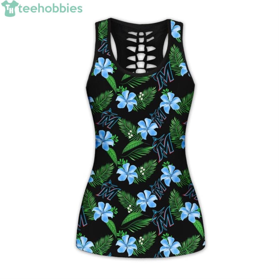 Miami Marlins Tropical Hawwaiian Hollow Tank Top Product Photo 1 Miami Marlins Tropical Hawwaiian Hollow Tank Top Product Photo 1
