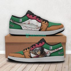 Mikasa Ackerman Anime Custom Attack On Titan Air Jordan Low Top Shoesproduct photo 2