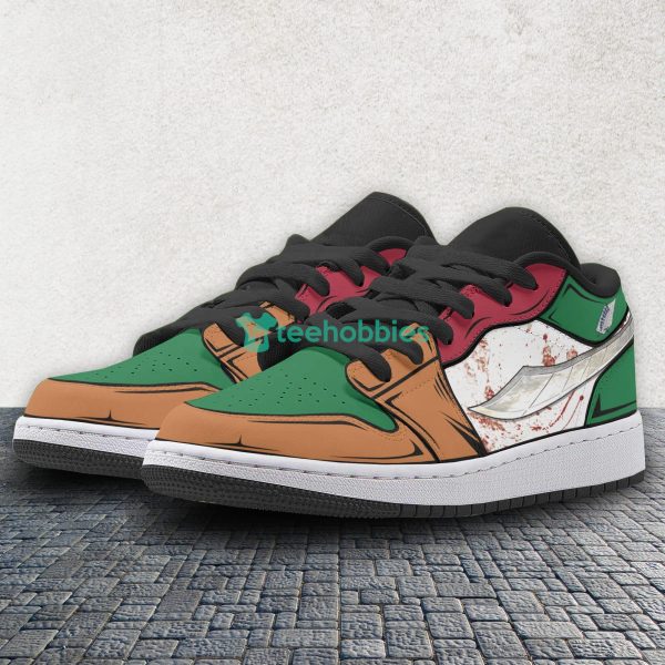 Mikasa Ackerman Anime Custom Attack On Titan Air Jordan Low Top Shoesproduct photo 3