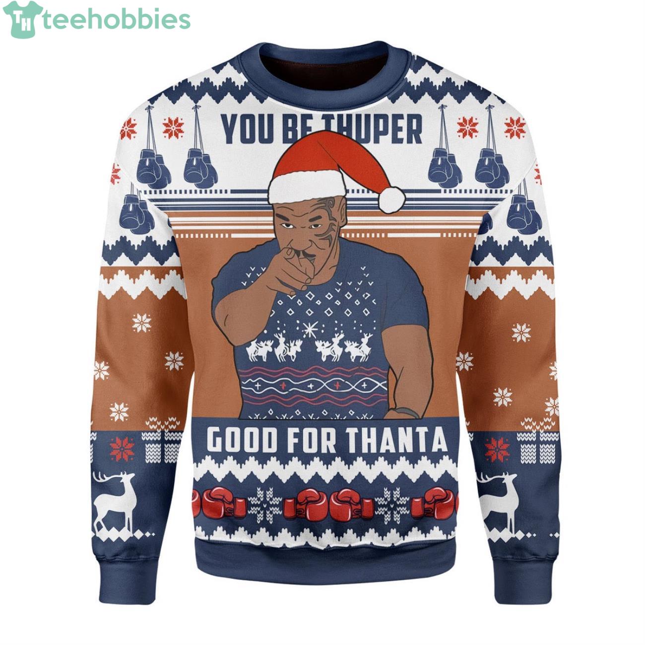 Mike Tyson Ugly Christmas Sweater