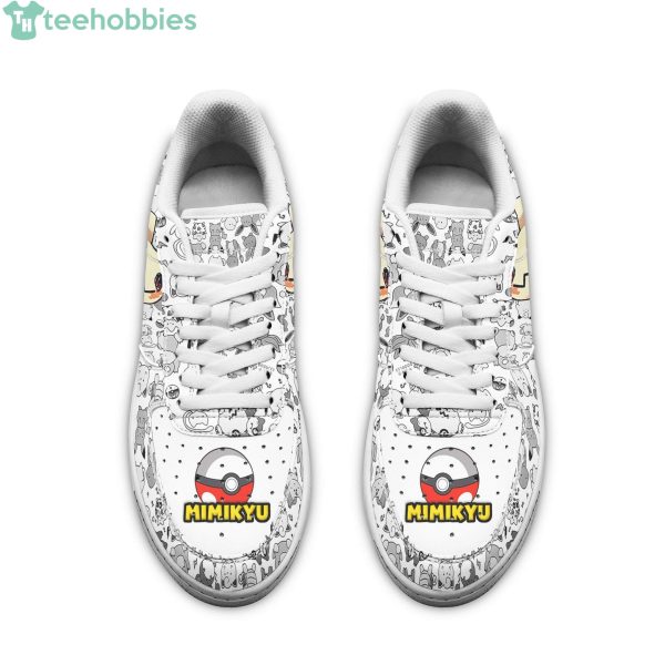 Mimikyu Pokemon Anime Air Force Shoes For Fansproduct photo 2