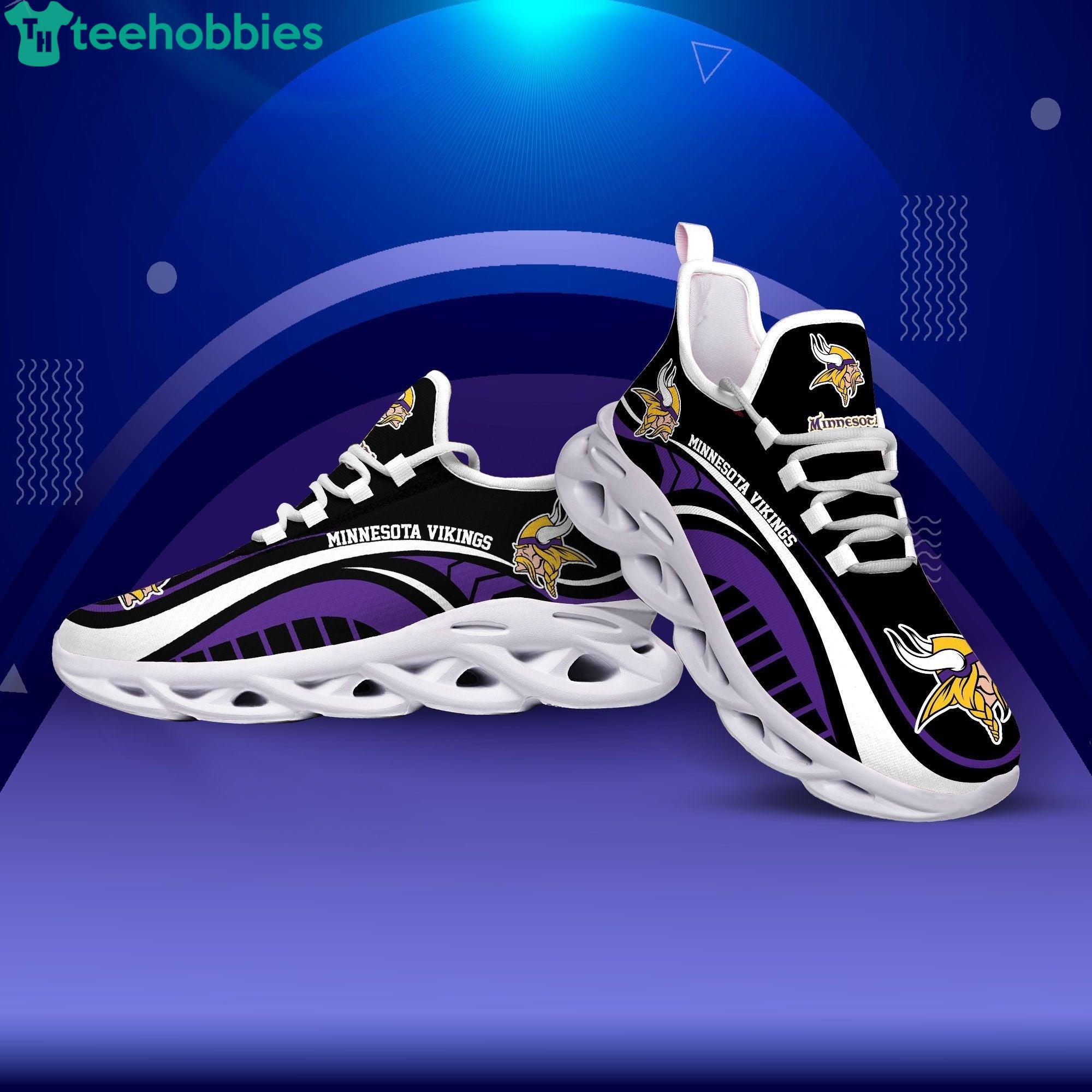 40% OFF Minnesota Vikings Sneakers Max Soul Shoes On Sale – 4 Fan Shop