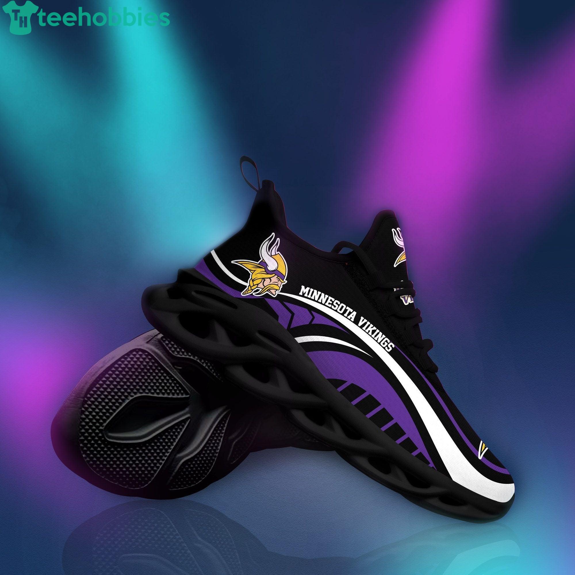 Minnesota Vikings Casual 3D Max Soul Shoes Running Shoes For Men And Women