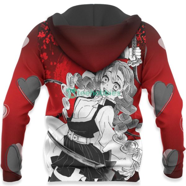 Mitsuri Kanroji All Over Printed 3D Shirt Custom Kimetsu Anime Fans Japan Art Product Photo 5