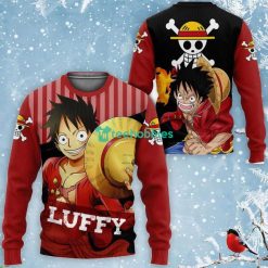Monkey D Luffy All Over Printed 3D Shirt One Piece Anime Fans Product Photo 2