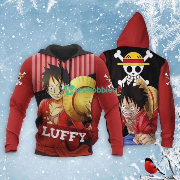 Monkey D Luffy All Over Printed 3D Shirt One Piece Anime Fans Product Photo 3