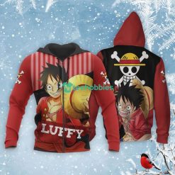 Monkey D Luffy All Over Printed 3D Shirt One Piece Anime Fans Product Photo 1