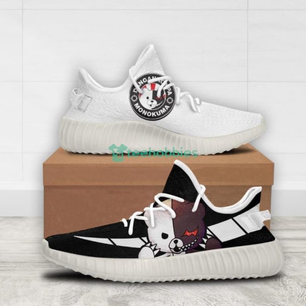 Monokuma Custom Danganronpa Anime Yeezy Shoes For Fans Product Photo 2