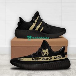 MSBY Black Jackal Custom Haikyuu Anime Black Yeezy Shoes For Fans Product Photo 1