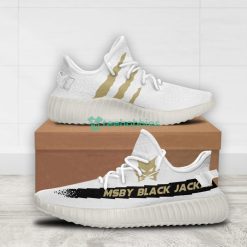 MSBY Black Jackal Custom Haikyuu Anime White Yeezy Shoes For Fans Product Photo 2