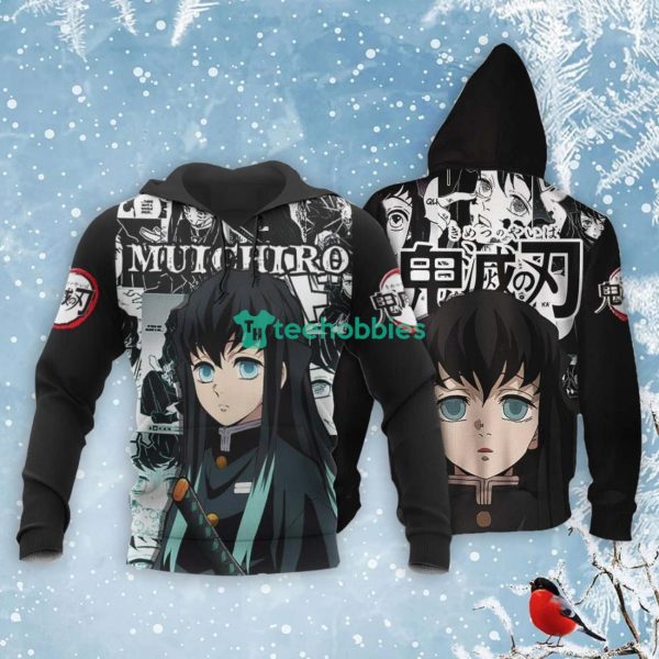 Muichiro Tokito All Over Printed 3D Shirt Custom Kimetsu Anime Fans Manga Style Product Photo 3