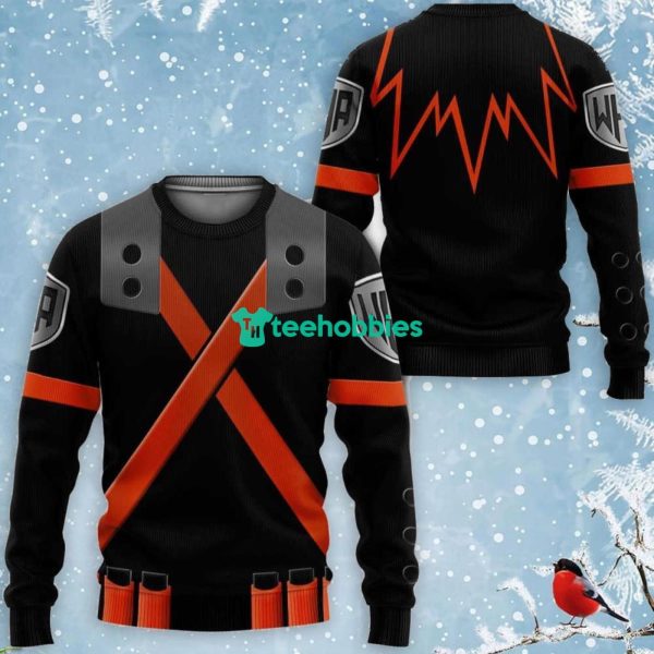 Musketeer Katsuki Bakugo My Hero Academia Anime Fans All Over Printed 3D Shirt Product Photo 2