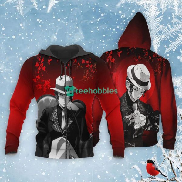 Muzan Kibutsuji All Over Printed 3D Shirt Custom Kimetsu Anime Fans Japan Art Product Photo 1