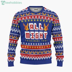 My Hero Academia Custom All Might Ugly Christmas Sweater Hoodie Product Photo 1