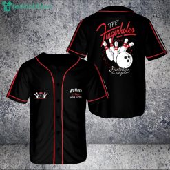 My Mind In The Gutter Bowling Gift New For Men Jersey Baseball Shirt Product Photo 1
