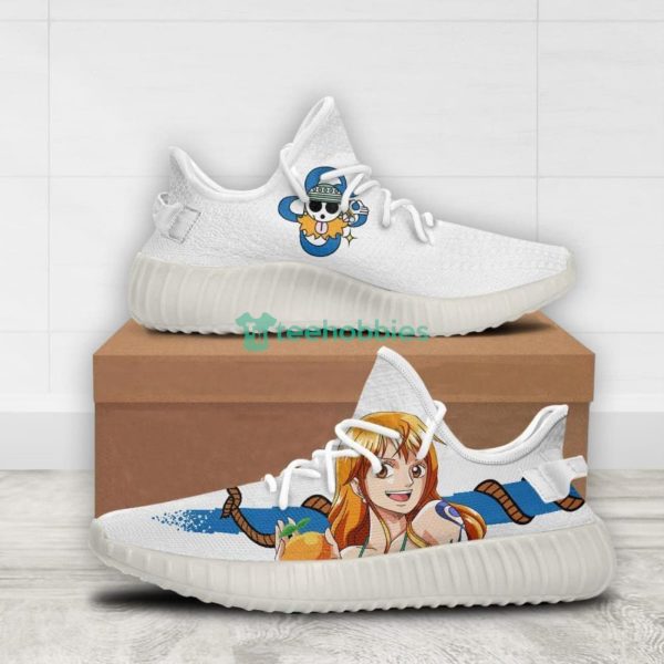 Nami Custom 1Piece Anime Yeezy Shoes For Fans Product Photo 2