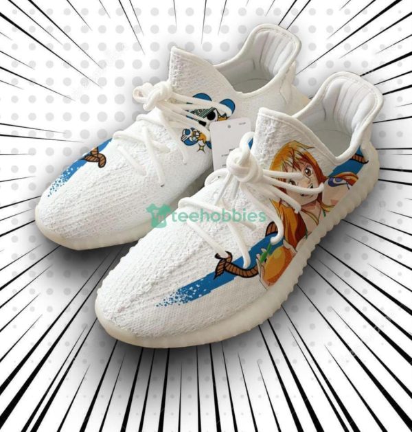 Nami Custom 1Piece Anime Yeezy Shoes For Fans Product Photo 1