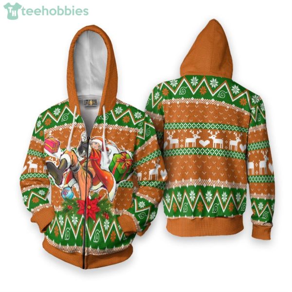 Naruto Santa Claus Custom Naruto Anime Fans Ugly Christmas Sweater Hoodie Product Photo 2